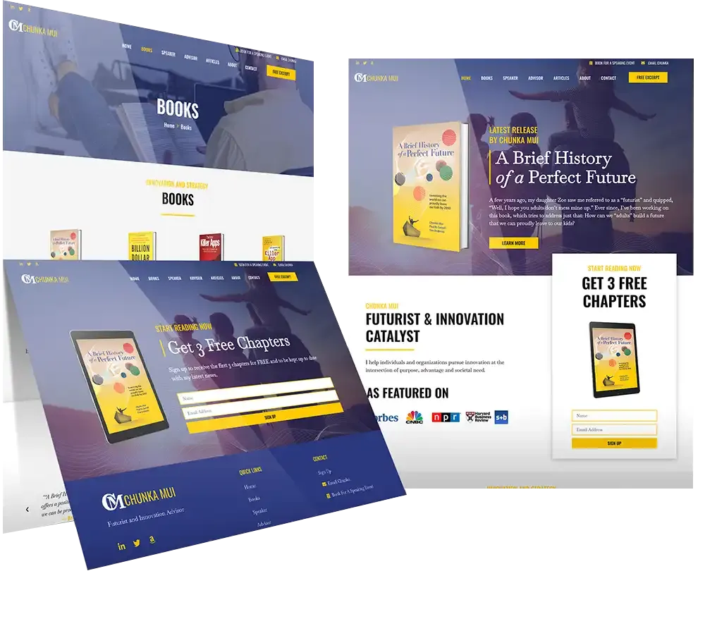 Author Website Design servcies by Author Genius Lab